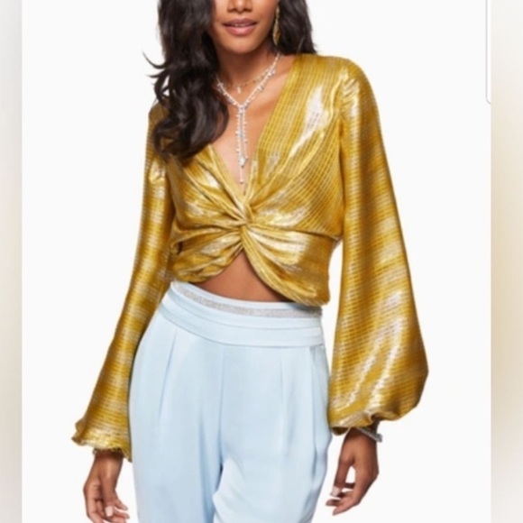 Ramy Brook exclusive Margaret gold top Size XS - Picture 1 of 5